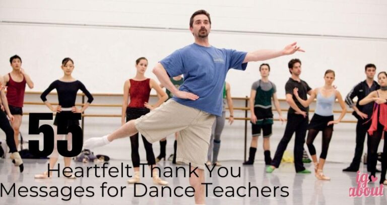 55+ Heartfelt Thank You Messages for Dance Teachers