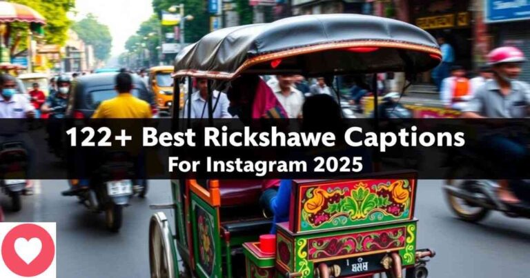 120+ Best Rickshaw Captions For Instagram 2025