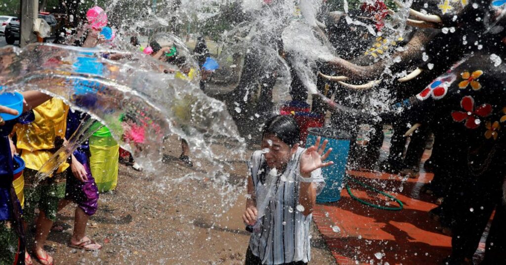 songkran water festival in thailand